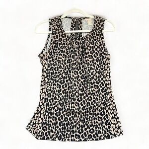 Banana Republic Leopard Print Sleeveless Top Size‎ XS